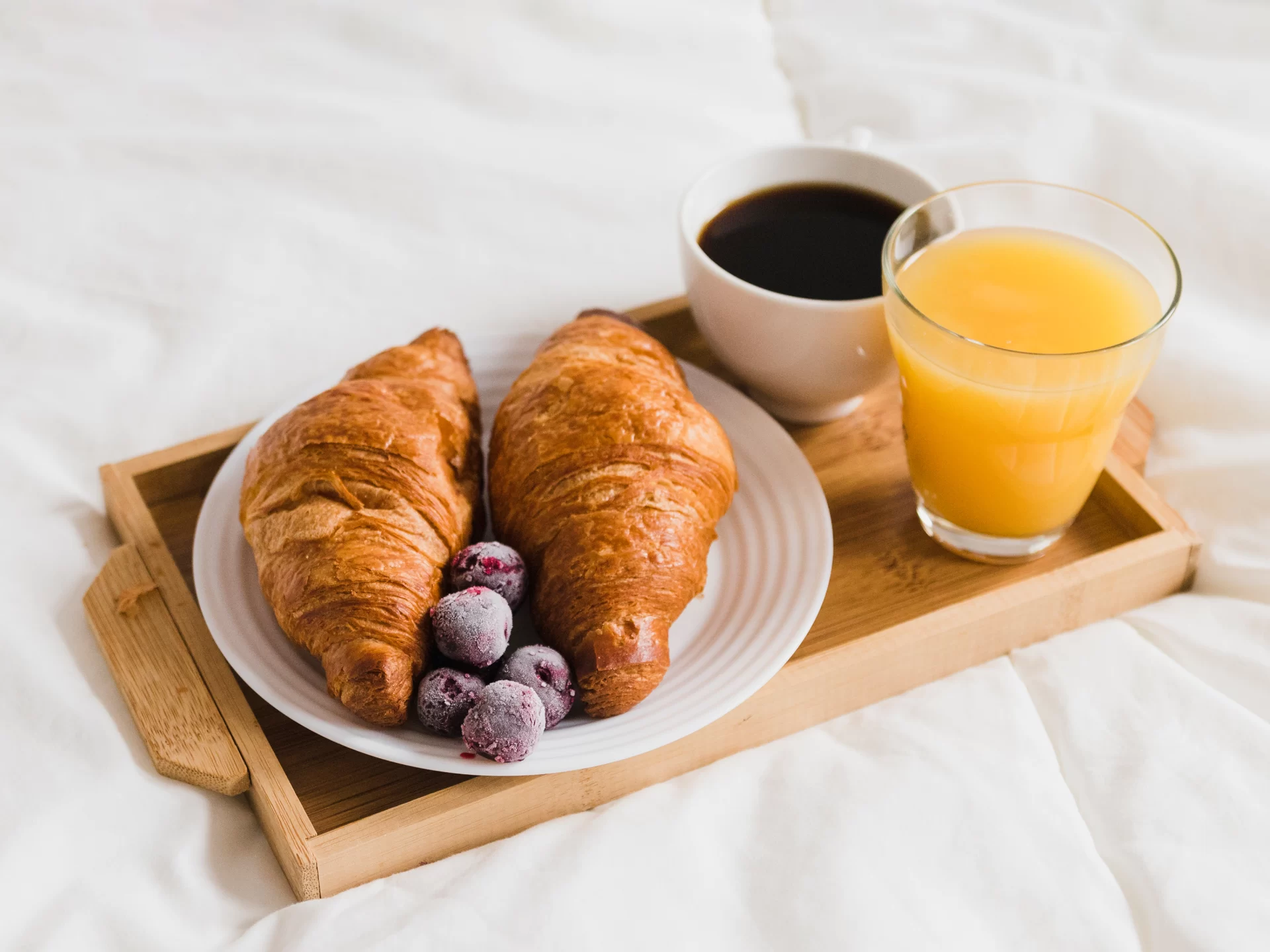 Farview Tavern takeaway and room service croissants orange juice coffee